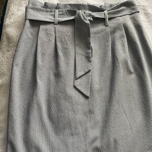 Alex Marie navy blue and white strech pencil skirt size 6